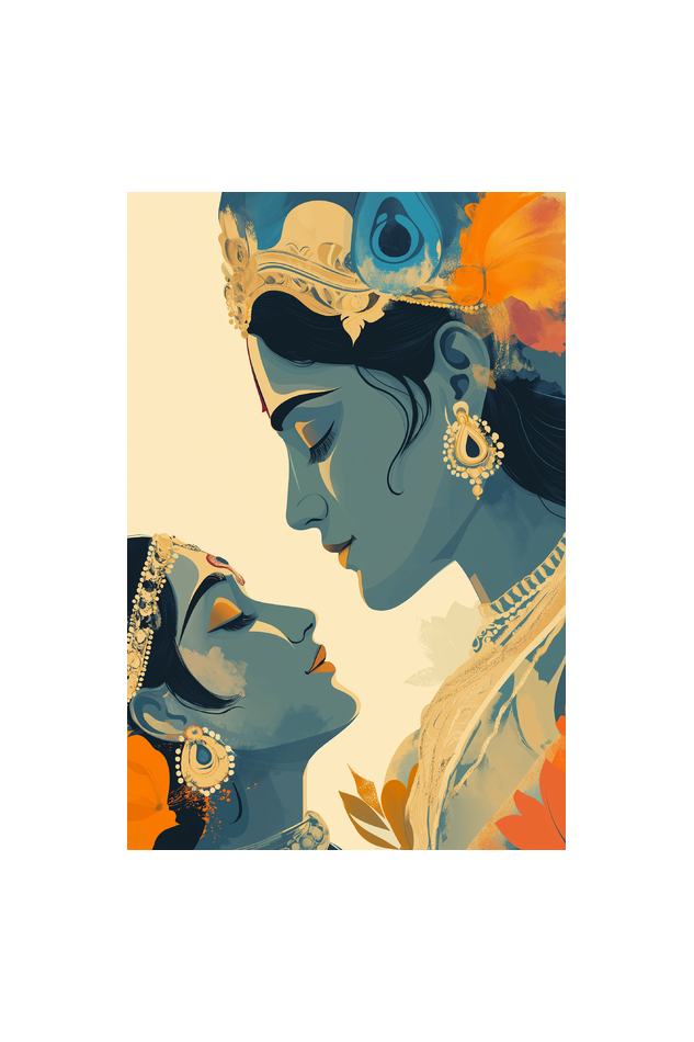 Krishna Framed Poster