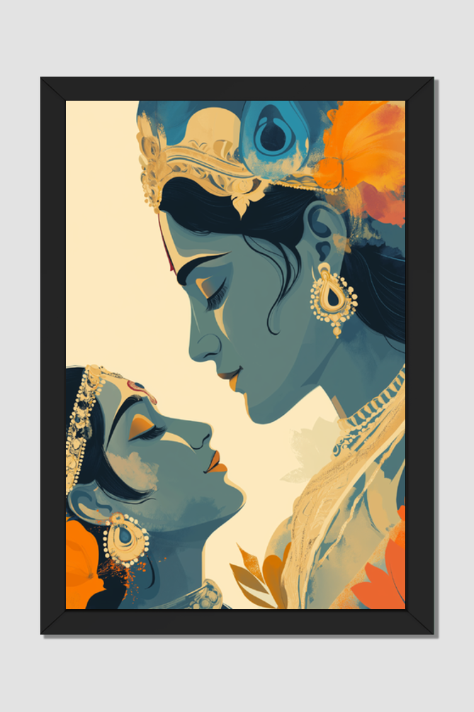 Krishna Framed Poster