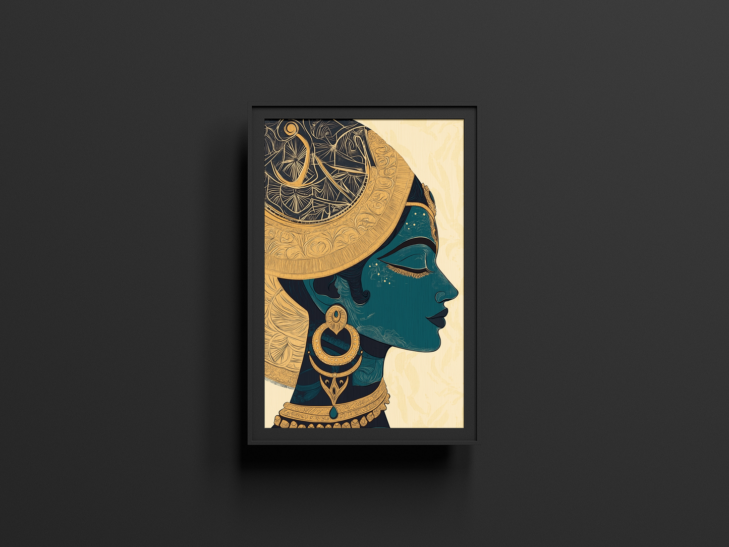 Kanha Art Framed Poster