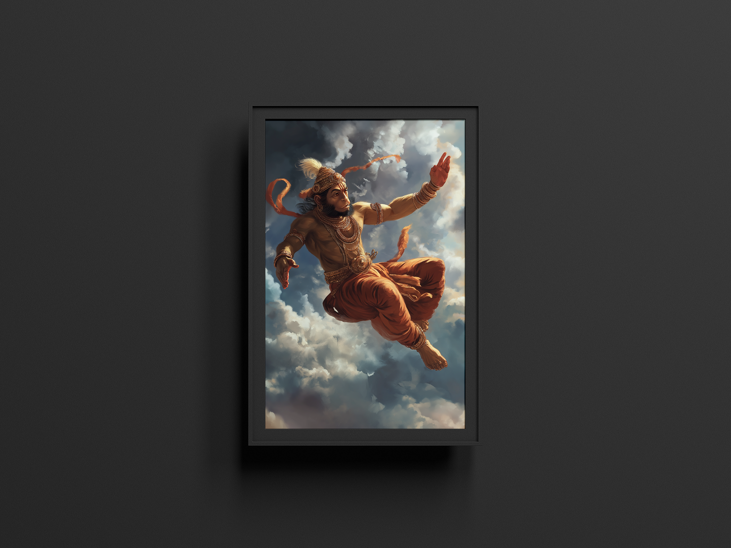 Hanuman Ji Framed Poster