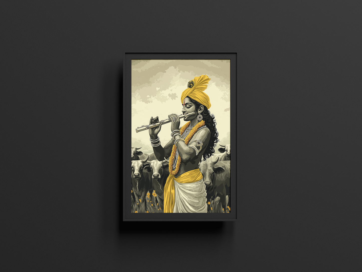 Krishna Framed Poster